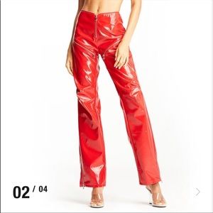Iamgia red isla pants as seen on Kylie Jenner